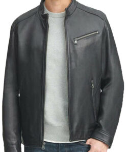 Motorcycle Black Leather Jacket