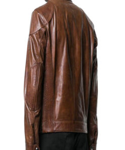 Biker Brown Leather Jacket
