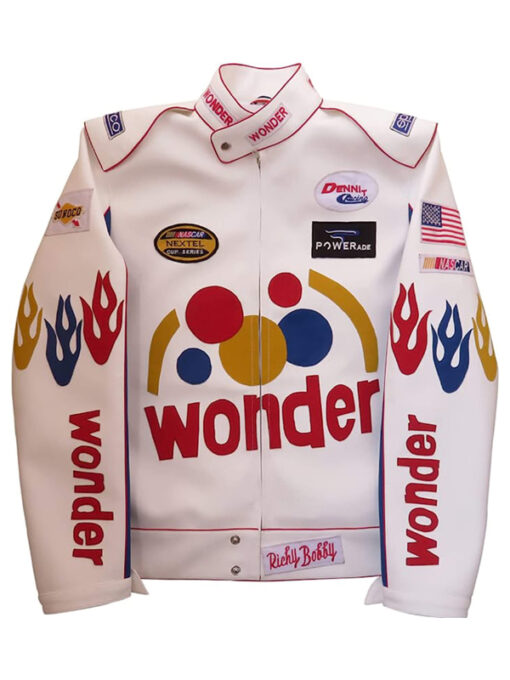 Ricky Bobby Wonder Leather Racing Jacket