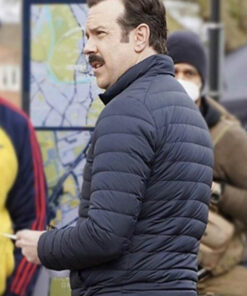 Ted Lasso Jason Sudeikis Black Puffer Jacket
