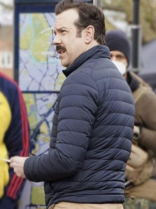 Ted Lasso Jason Sudeikis Black Puffer Jacket