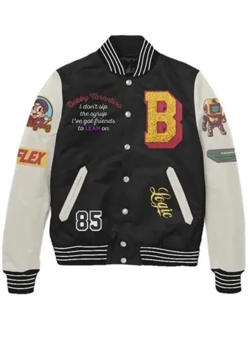 Bobby Tarantino Letterman Black and White Jacket