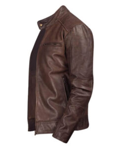 Uncharted Brown Leather Biker Jacket