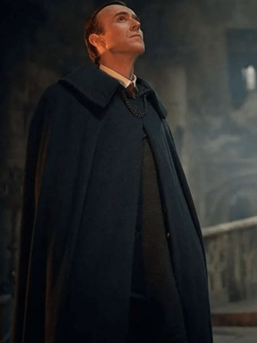 TV Series Dracula 2020 Claes Bang Black Trench Coat