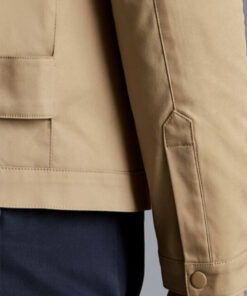 Tan - Charles Tyrwhitt Fall Collar Harrington Jacket