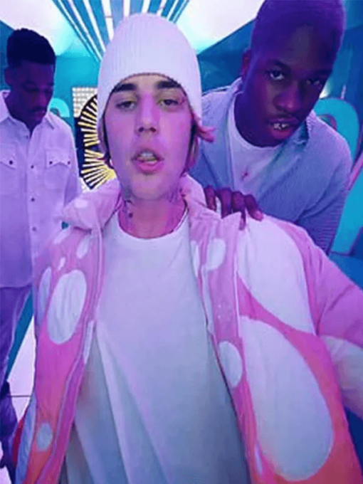 Justin Bieber Puffer Peaches Jacket