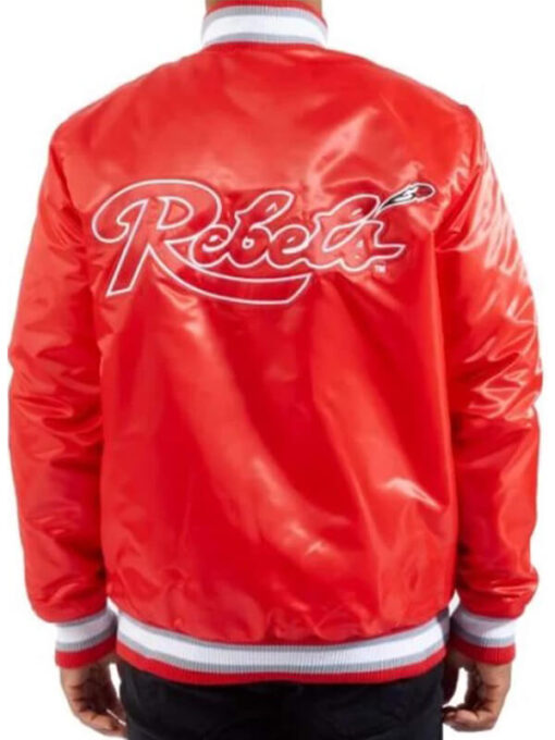 Starter UNLV Satin Red Buttoned Jacket