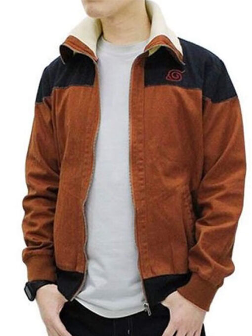 Naruto Uzumaki Brown Bomber Cotton Jacket