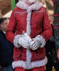 Santa Claus Red One JK Simmons Christmas Jacket