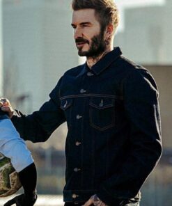 TV Series Save Our Squad David Beckham Denim Jacket