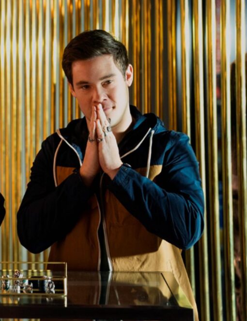Bumper Allen Pitch Perfect Adam Devine Blue Hooded Jacket