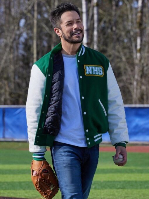 Diego Movie Hearts In The Game 2023 Marco Grazzini Wool Varsity Jacket