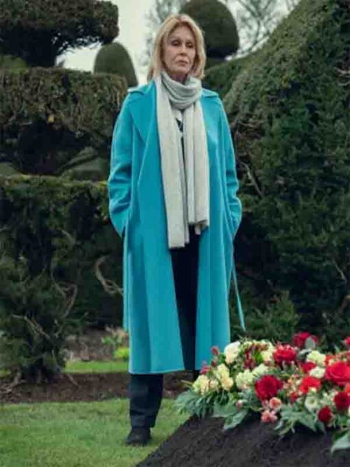 Judith Burkett TV Series Fool Me Once S01 Joanna Lumley Blue Coat
