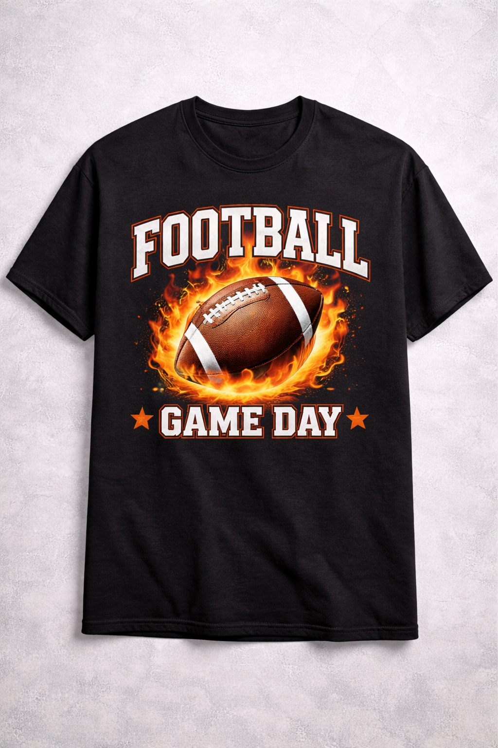 Unisex Football Game Day T-Shirt – Flame Football Graphic Sports Tee for Men & Women - Image 4