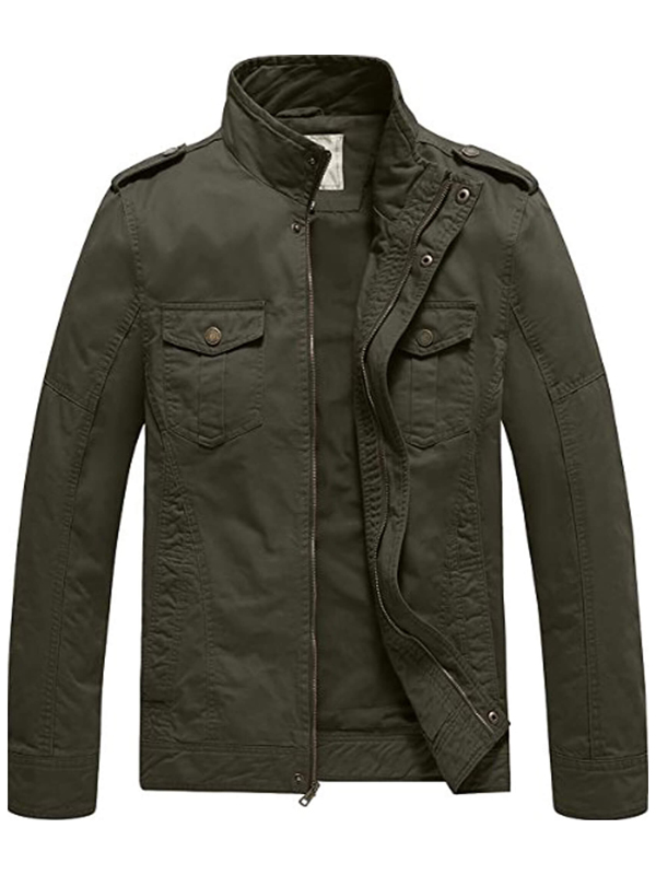 Lightweight Cotton Military Jacket