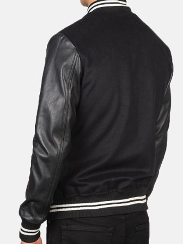 Vaxton Hybrid Varsity Jacket for Men - Image 2