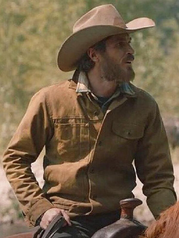 Dave Annable Yellowstone Lee Dutton Brown Jacket - Image 2