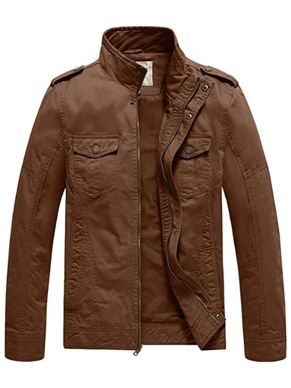 Lightweight Cotton Military Jacket - Image 12