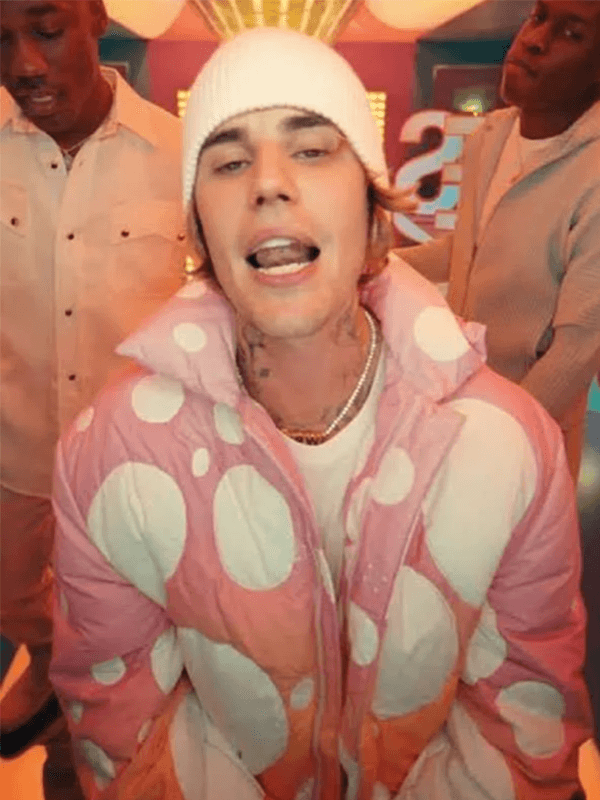 Justin Bieber Peaches Puffer Jacket