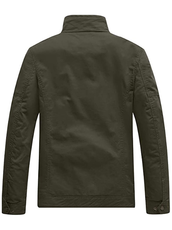 Lightweight Cotton Military Jacket - Image 2