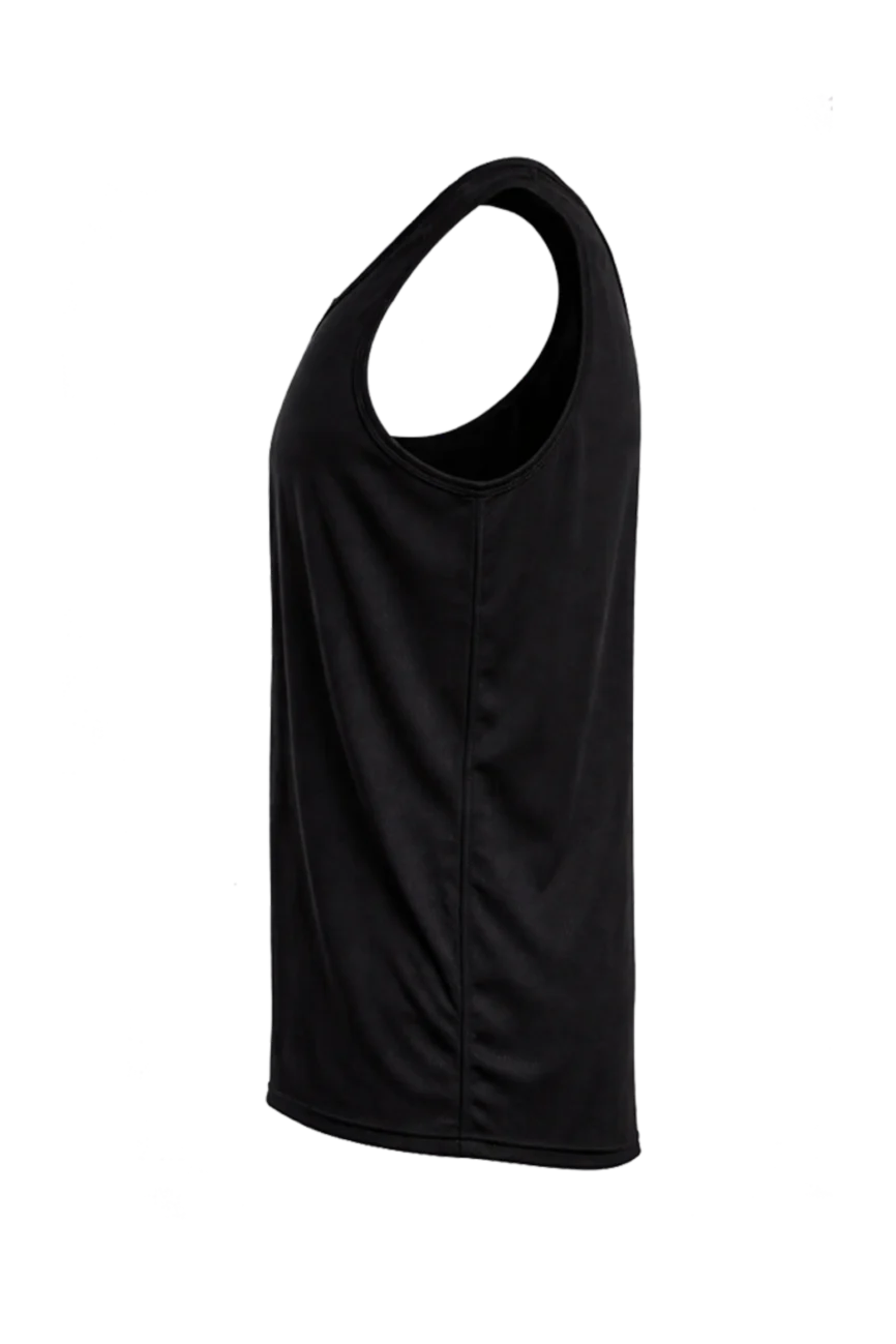 Everyday Solid Black Workout Sando