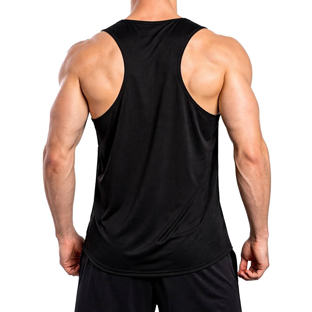 Everyday Solid Black Workout Sando