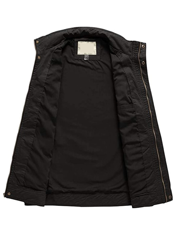 Lightweight Cotton Military Jacket - Image 4