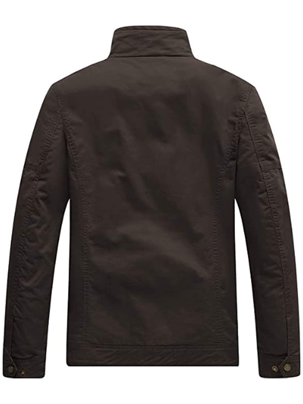 Lightweight Cotton Military Jacket - Image 8