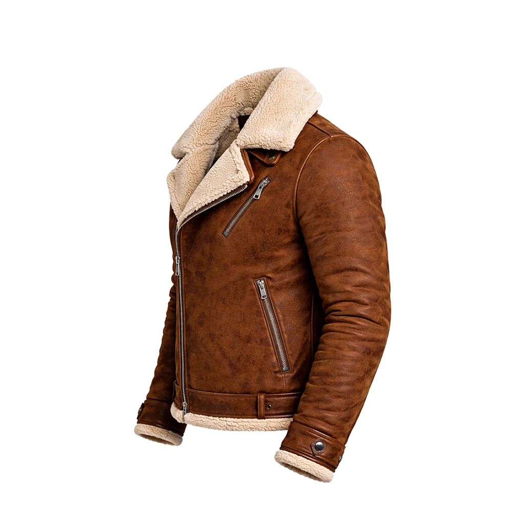 Rustic Timber B3 Aviator Shearling Jacket