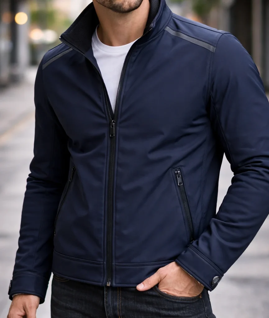 Navy Metro Performance Sports Jacket