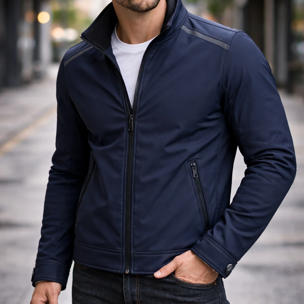 Navy Metro Performance Sports Jacket