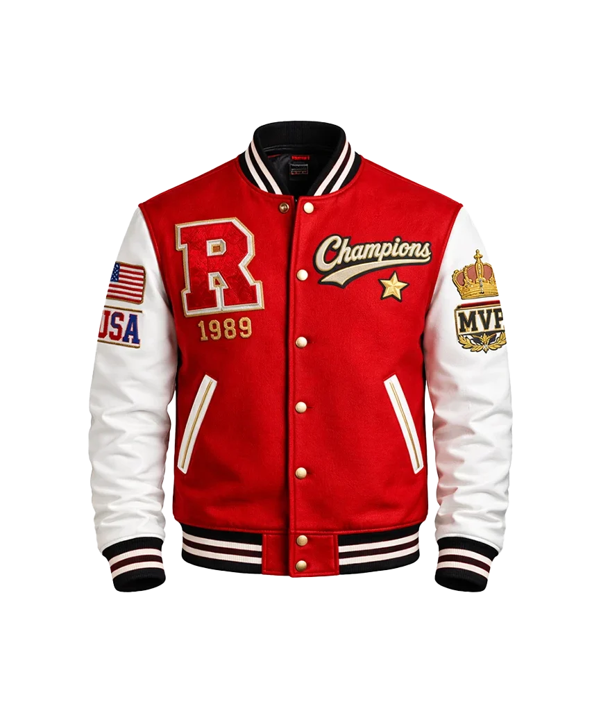 Champions 1989 Red Men’s Varsity Jacket