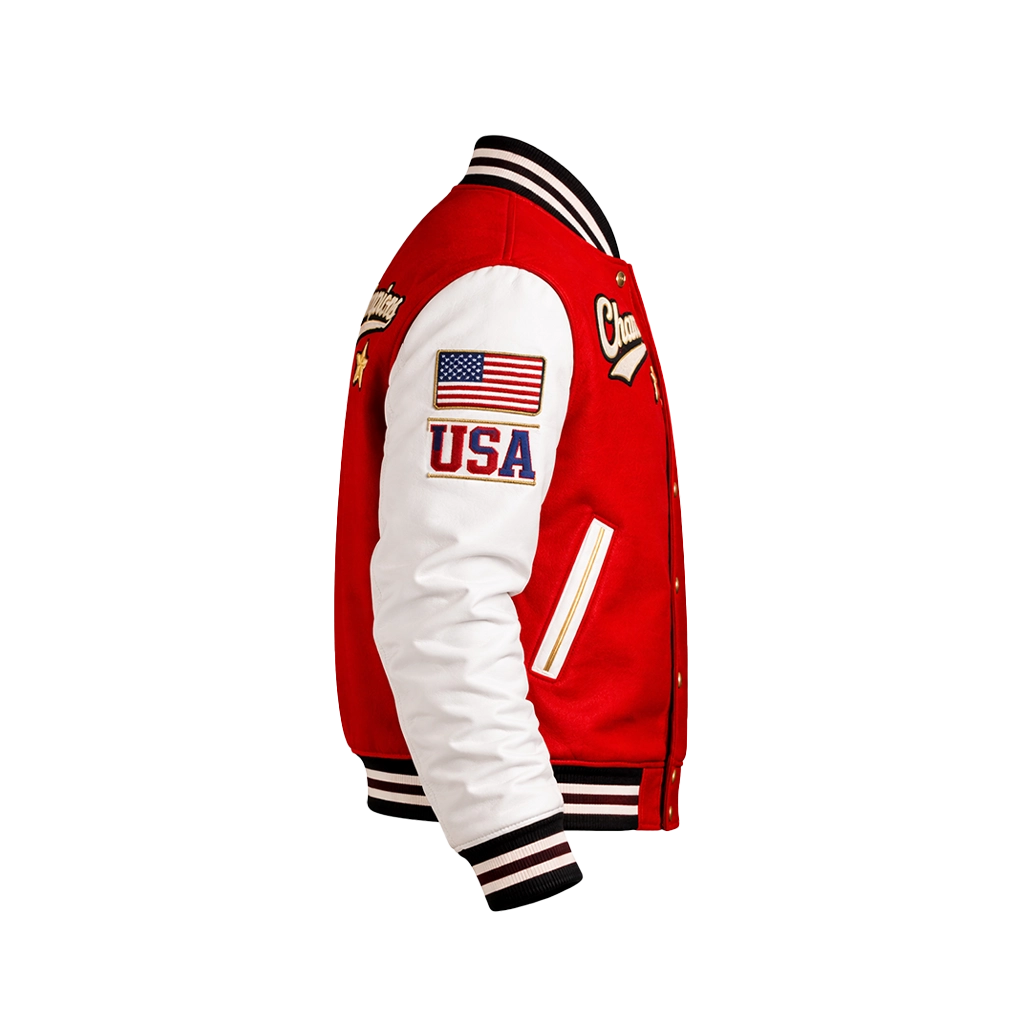 Champions 1989 Red Men’s Varsity Jacket
