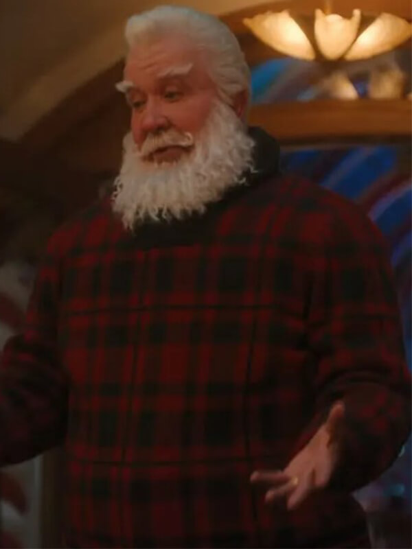 Tim Allen The Santa Clauses Red Sweat Shirt