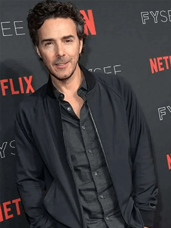 Stranger Things Shawn Levy Black Bomber Jacket