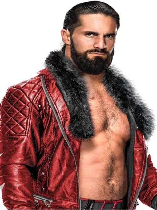 WWE Seth Rollins Red Jacket - Image 2