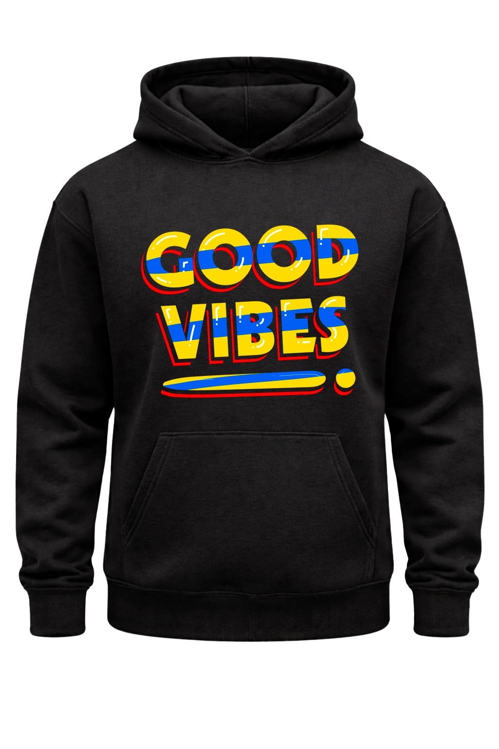 Good Vibes Black Hoodie