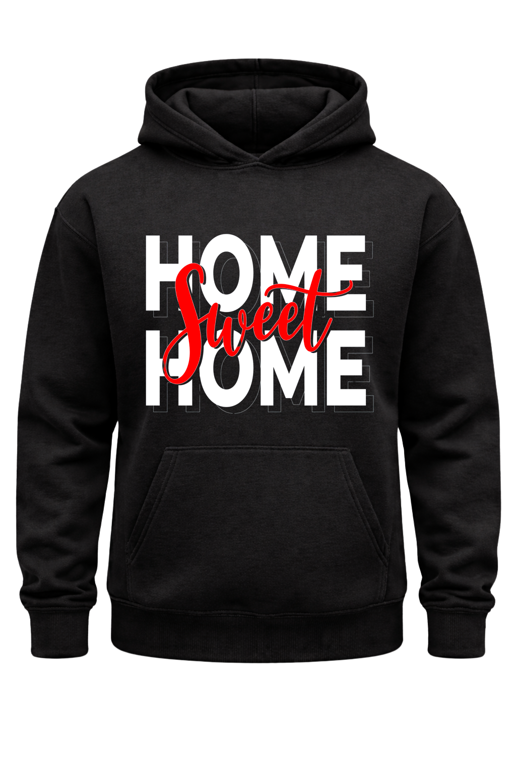 Home Sweet Home Black Hoodie