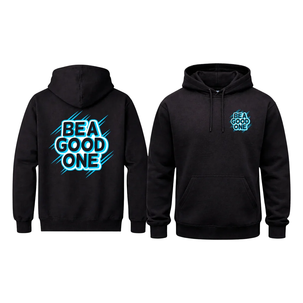 Urban Dual-Print Streetwear Pullover Hoodie