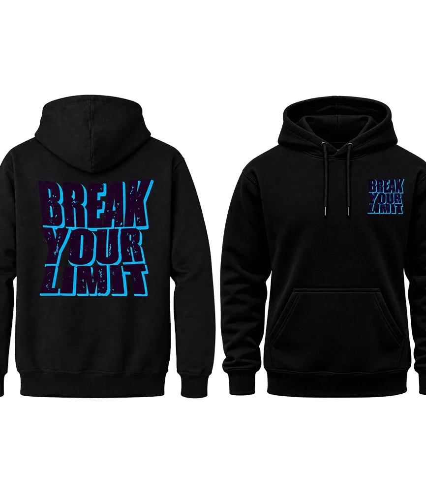 Break Your Limit Dual-Print Streetwear Hoodie