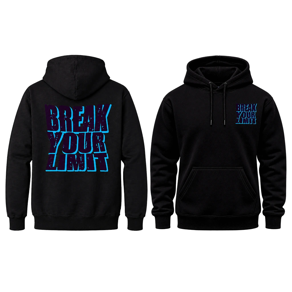 Break Your Limit Dual-Print Streetwear Hoodie