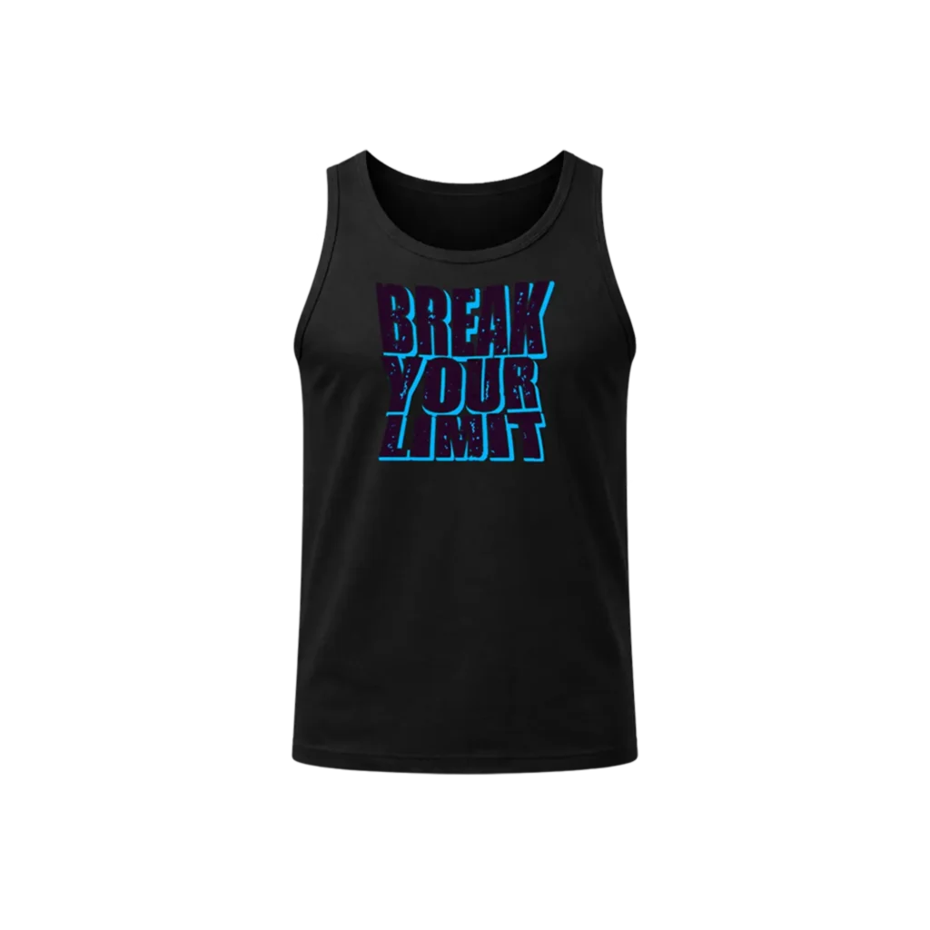 Break Your Limit Athletic Graphic Tank Top