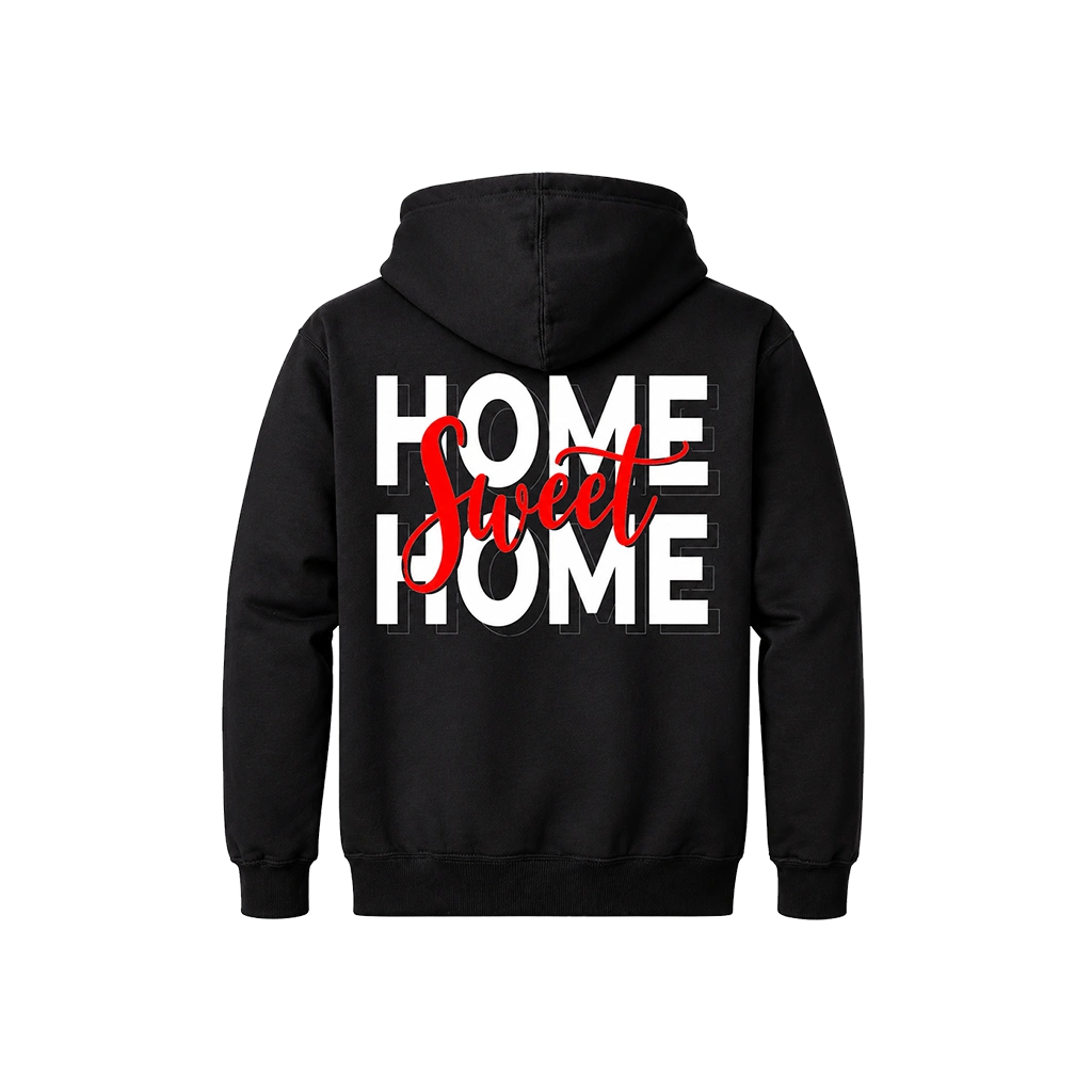 Home Sweet Home Front & Back Graphic Hoodie