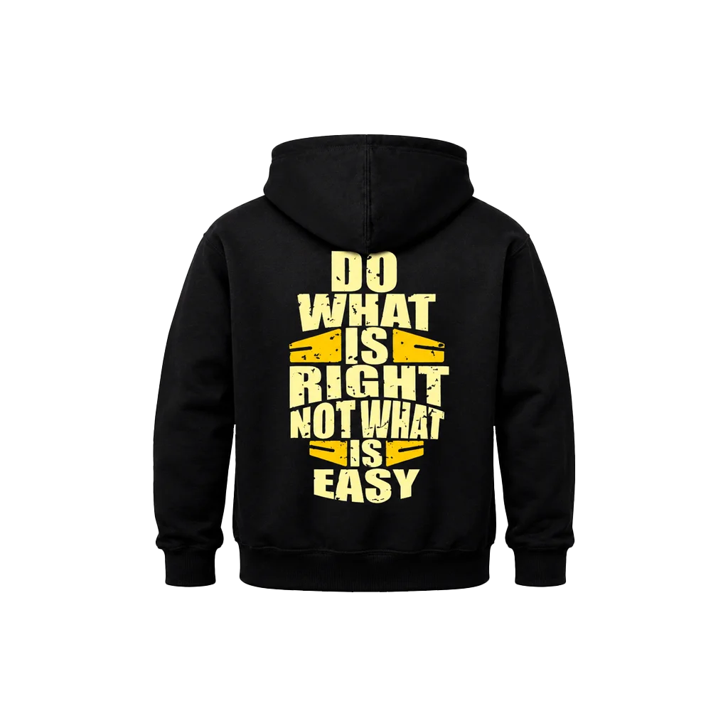 Do What Is Right Dual-Print Hoodie