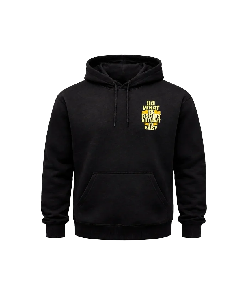 Do What Is Right Dual-Print Hoodie