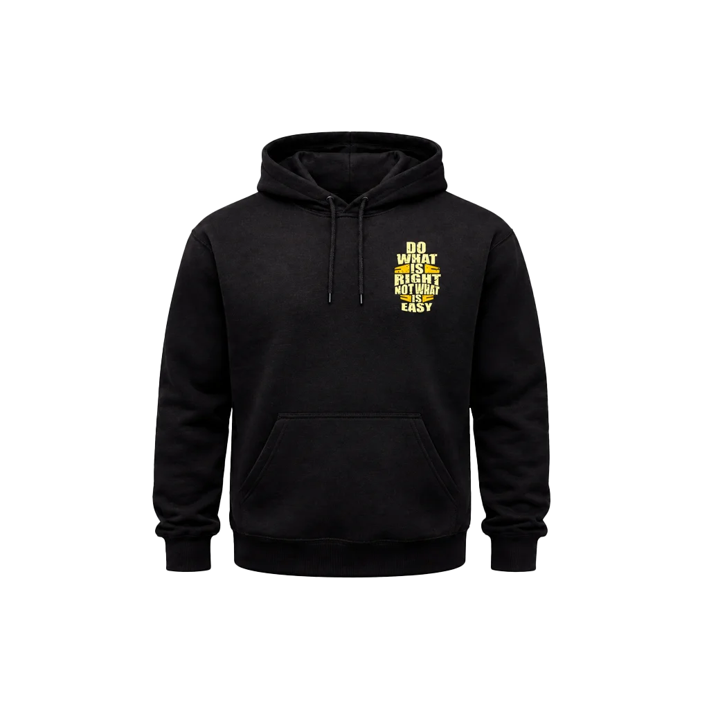 Do What Is Right Dual-Print Hoodie