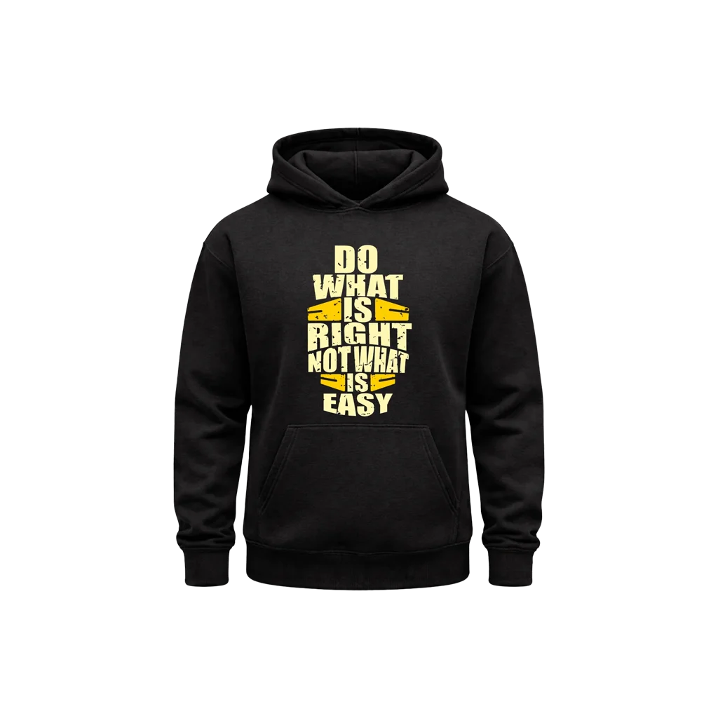 Do What Is Right Statement Hoodie