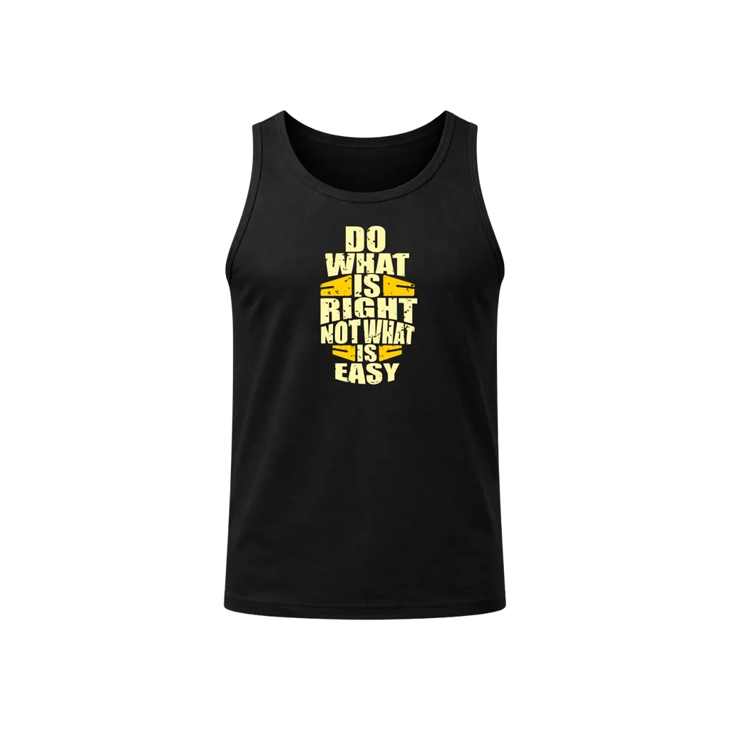 Do What Is Right Distressed Graphic Tank