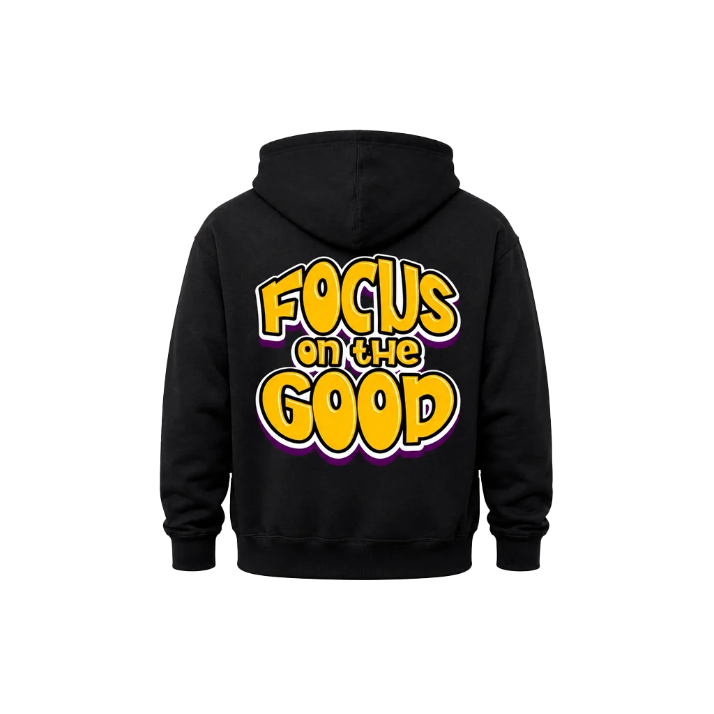 Focus On The Good Dual-Print Hoodie
