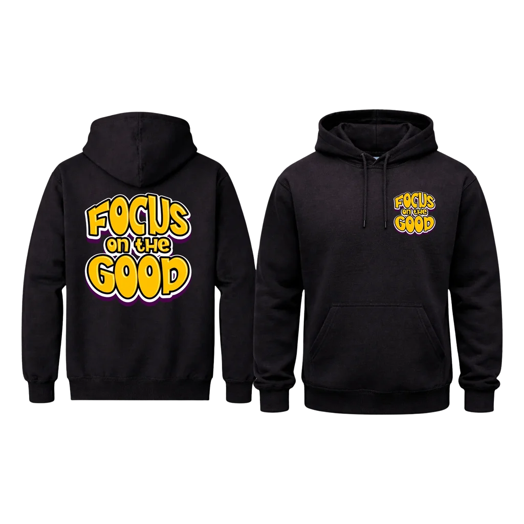 Focus On The Good Dual-Print Hoodie